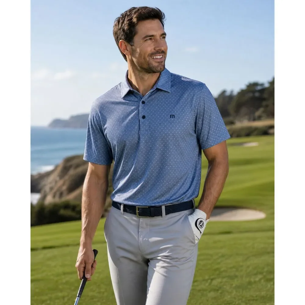 TravisMathew Blue Golf Polo XXL - Picture 5 of 11